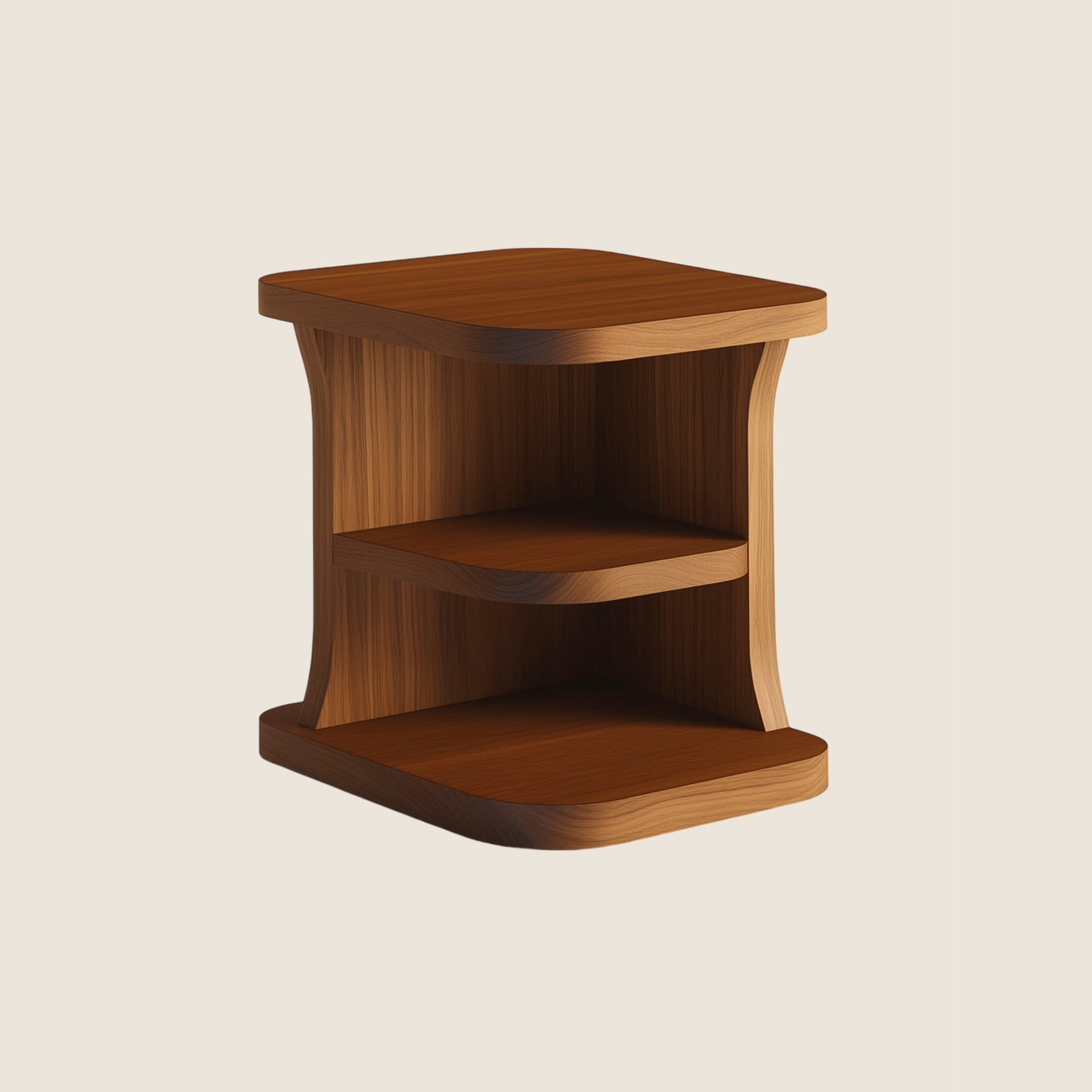 Bedside Shelf with Open Storage