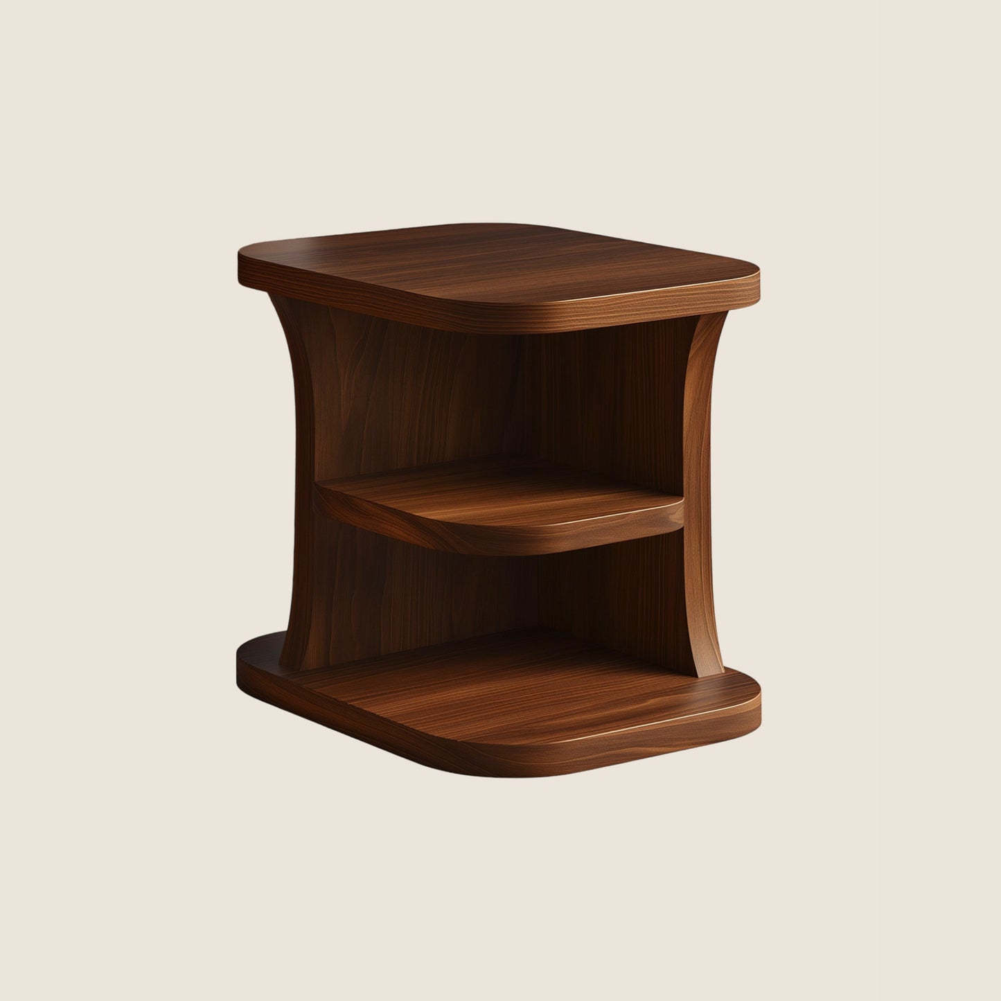 Bedside Shelf with Open Storage